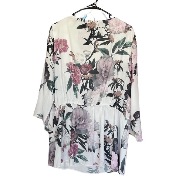 CITY CHIC TRENDY TWIST BLOUSE SIZE L/20 - Picture 2 of 4